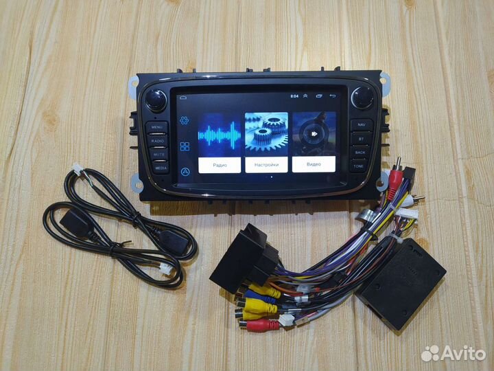 Магнитола для Форд Фокус, Мондео Андроид, GPS