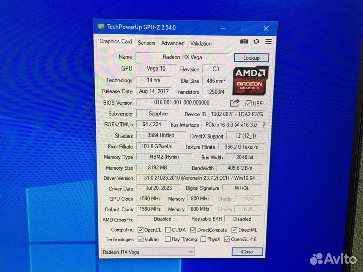 Sapphire Radeon RX Vega 64 и 56 Nitro+ Review 8G