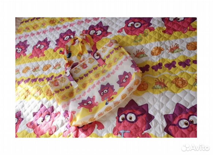 Новый комплект (покрывало+сумочка) детский
