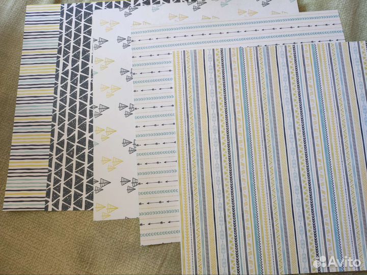 Остатки бумага для скрапбукинга