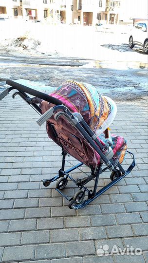 Детские санки коляска Nika