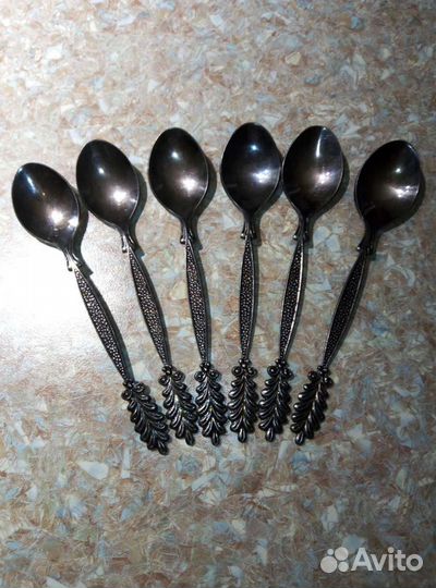 Чайные ложки из мелхиора