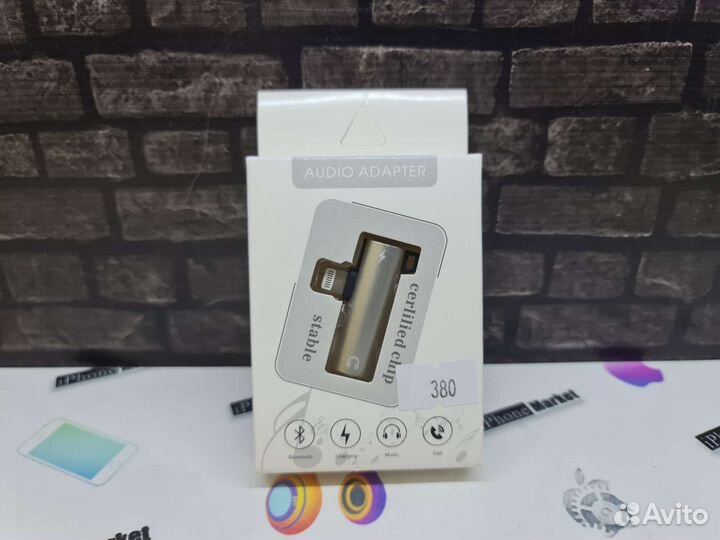Переходник lightning 3.5 jack