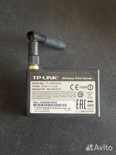 Принт сервер TP-link TL-WPS510U ver:5.0