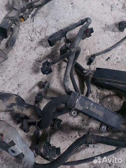 Коса двигателя на Mercedes w164