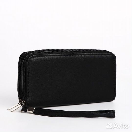 Сумка-клатч с двойной молнией
