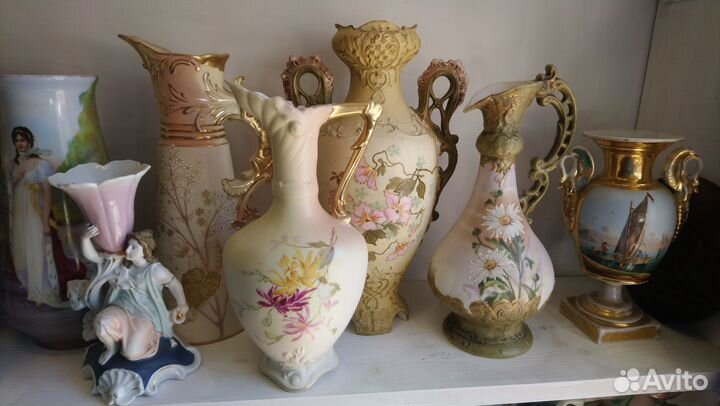 Старинная фарфоровая ваза Франция Австрия Германия