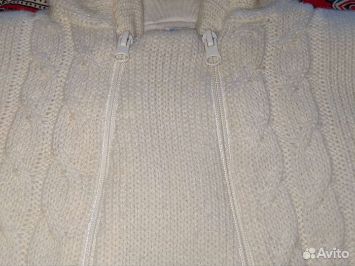 Детский вязаный конверт