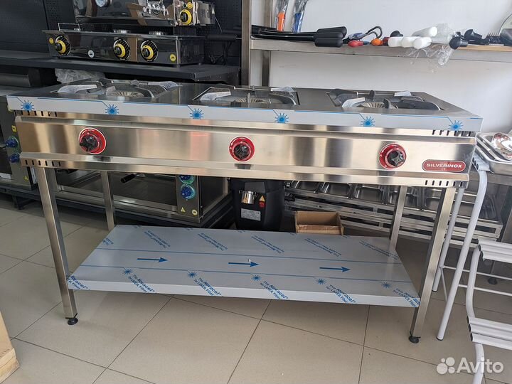 Плита газовая напольная Silver TB-3D