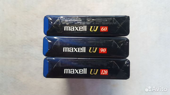 Аудиокассеты maxell UJ 60,90,120 в коллекцию