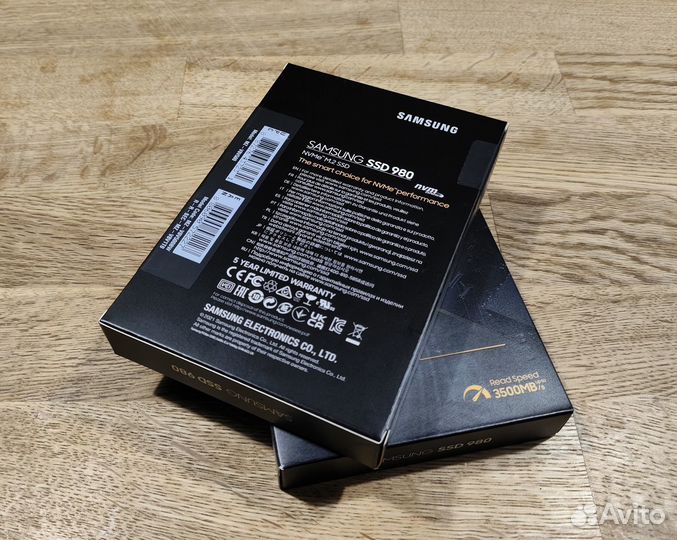 Новый М2 nvме SSD диск 500гб Samsung 980