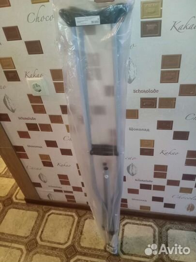 Костыли опорные для взрослых с упс