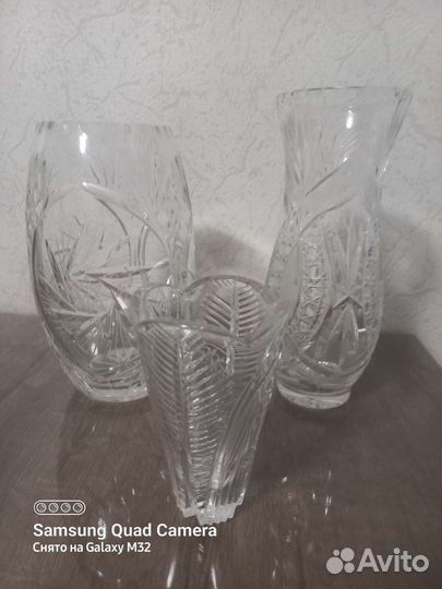 Ваза хрустальная СССР