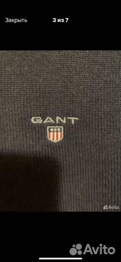 Свитер джемпер Gant. Оригинал