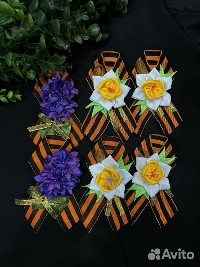 Георгиевская лента ручной работы