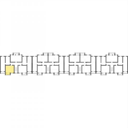 1-к. квартира, 40,3 м², 1/3 эт.
