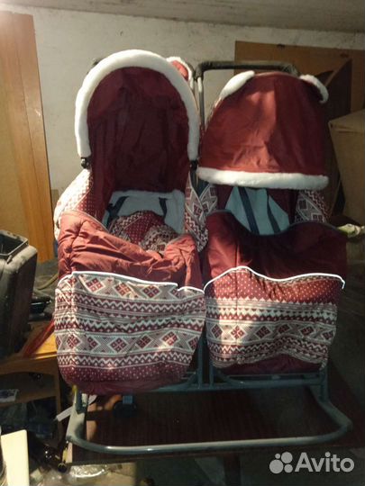 Санки детские двойные