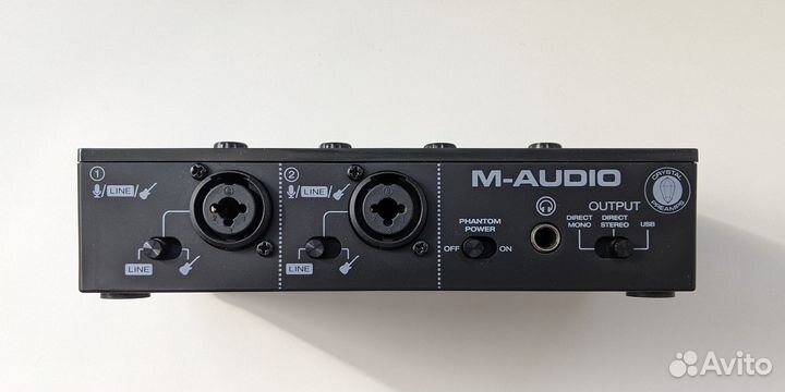 Аудиоинтерфейс звуковая карта M-Audio M-Track DUO