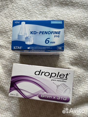 Иглы для инсулина-шприц ручка KD-penofine,droplet