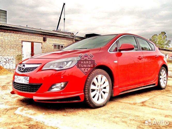 Обвес Opel Astra J хэтчбек рестайл