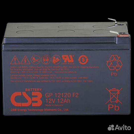 Аккумулятор CSB GP 12120