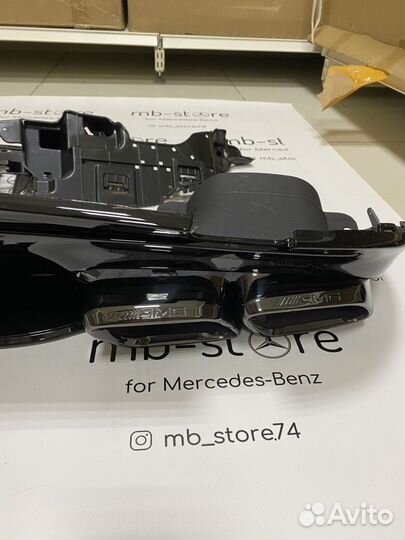 Диффузор на Mercedes w205 дорест 6.3 AMG