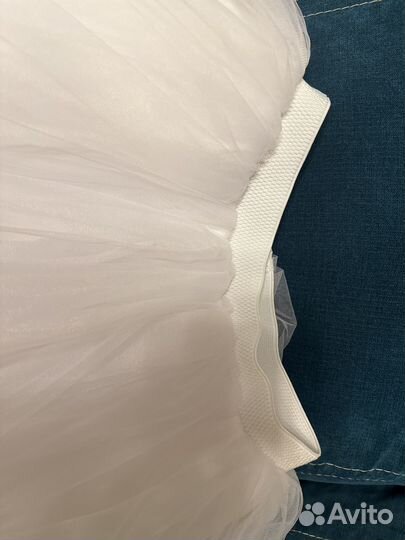 Белая юбка-пачка для девочки 152 размера
