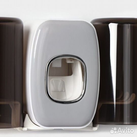 2 шт. Держатель для зубных щёток с выдавливателем