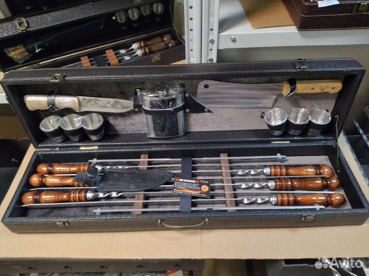Набор шампуров в кейсе