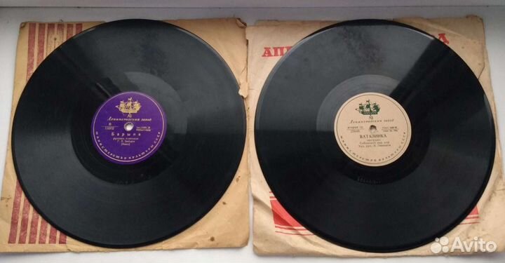 Пластинки для патефона