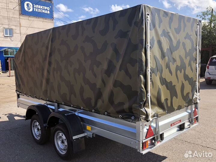 Прицеп 2-х осный 3,5х1,5 R13 на подрамнике