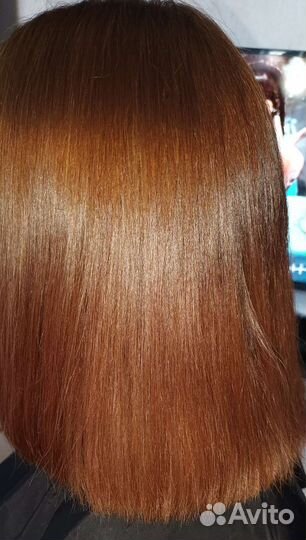 Кератиновое выпрямление волос