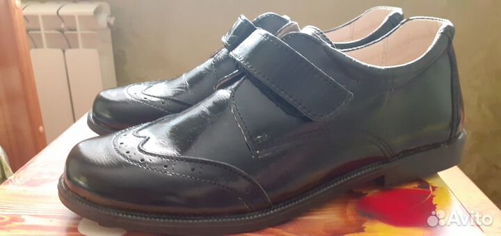 Кожаные полуботинки для мальчика