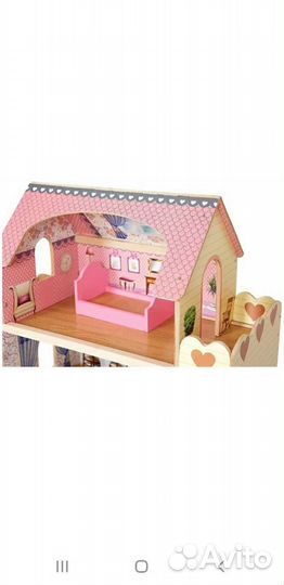 Кукольный домик с мебелью