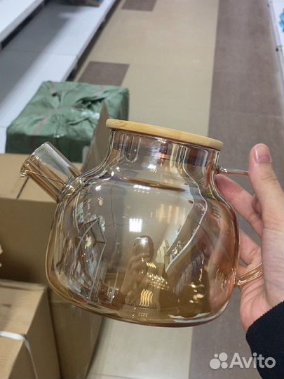 Жаропрочный чайник 1 л