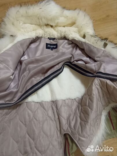 Парка с натуральным мехом 42 44