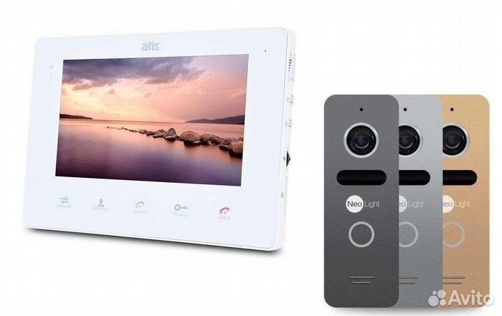 Комплект домофона с электромеханическим замком