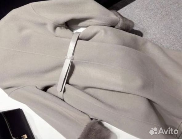 Loro Piana: пальто из кашемира с мехом FAL4712