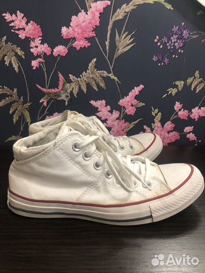 Кеды Converse конверс белые оригинал размер 37,5