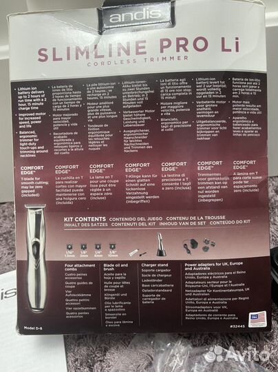 Триммер Andis slimline pro li