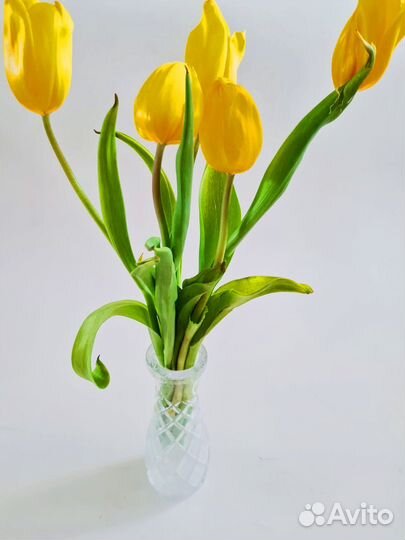 Ваза хрустальная