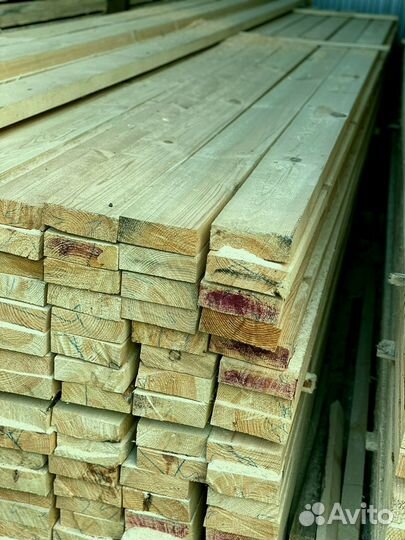 Доска обрезная 25х150х6000мм от производителя