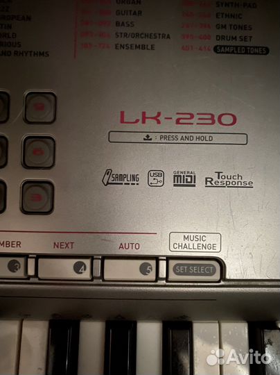 Синтезатор casio