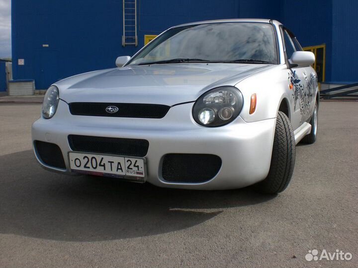 Subaru impreza бампер тюнинг лупатая