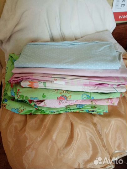 Простыни на резинке детские