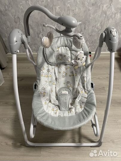 Детские электрокачели/шезлонг 2в1
