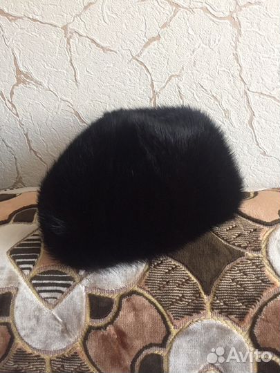 Норковый берет женский