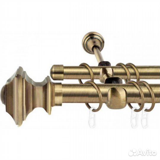 Карнизы круглые металлические для штор 16,19,25 ди