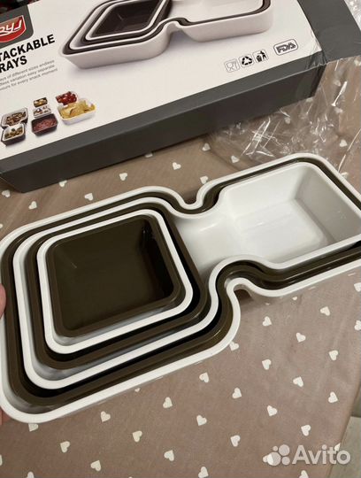 Тарелки, Менажница из 6ти ланчбоксов