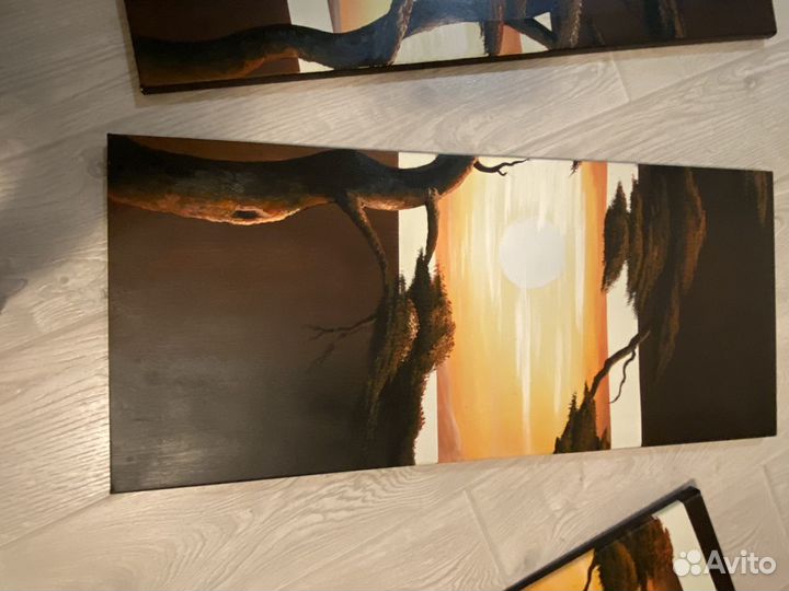 Модульная картина маслом